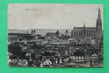 AK Regensburg / 1905-1920 / Stadtamhof / Straßenansicht